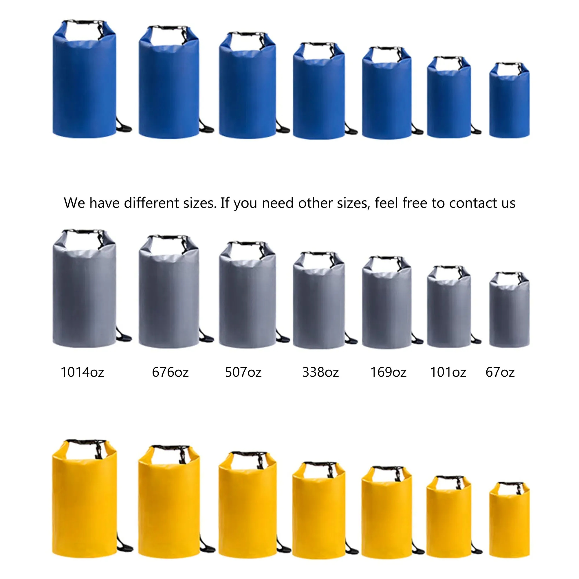 338oz Waterproof Roll Top Lightweight Dry Storage Bag 17