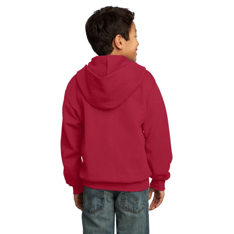 Port & Company - Youth Core Fleece Full-Zip Hooded Sweatshirt. 72
