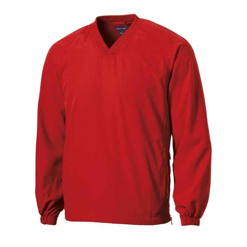 Sport-Tek Sport-Tek V-Neck Raglan Wind Shirt 18