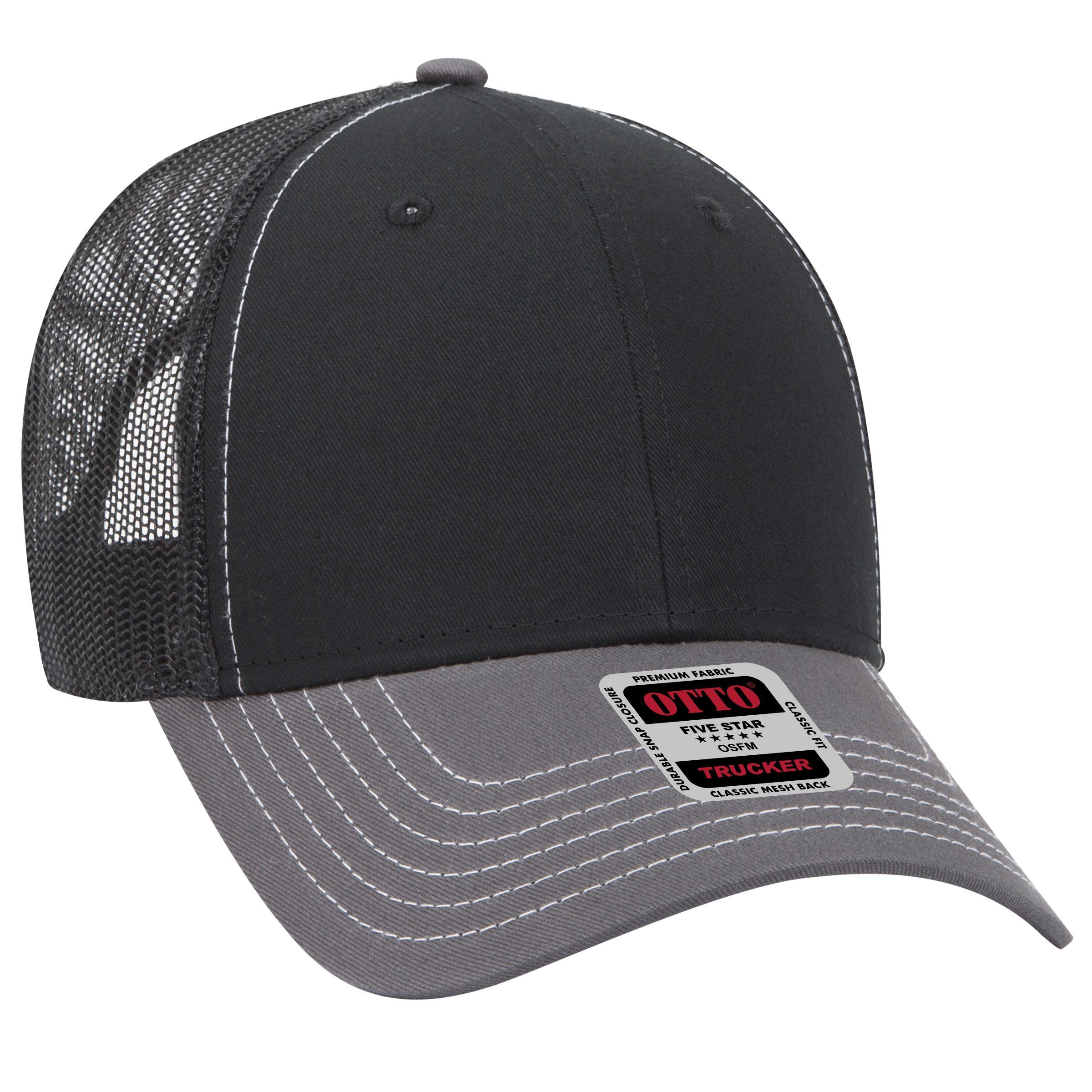 OTTO CAP® 6 Panel Low Profile Mesh Back Trucker Hat 262