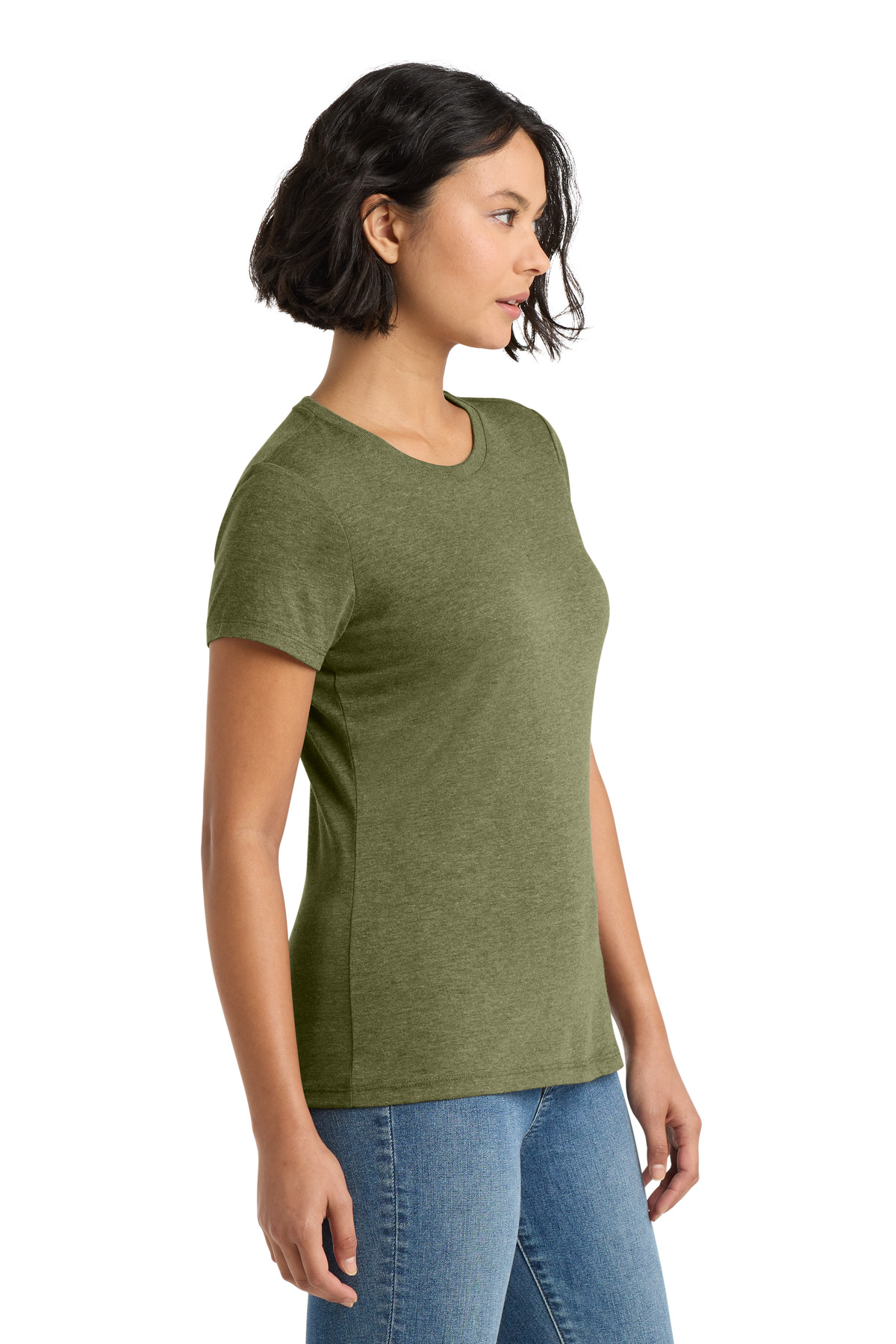 District Women's Perfect Tri Tee. DM130L 164