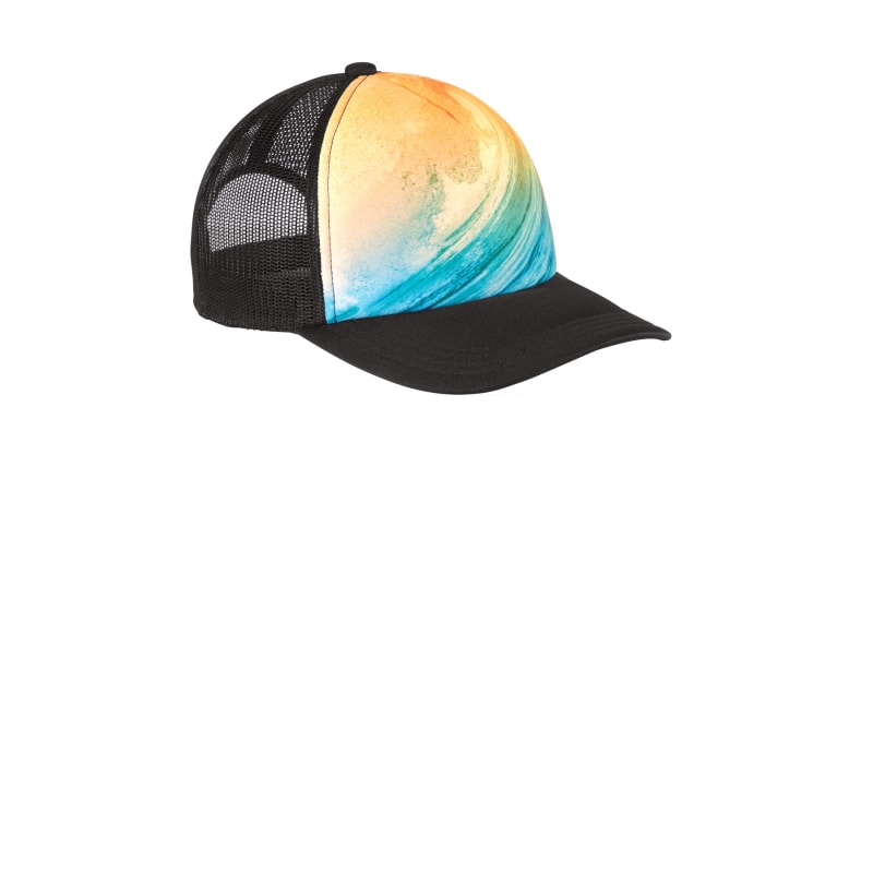 Port Authority Photo Real Snapback Trucker Cap 6