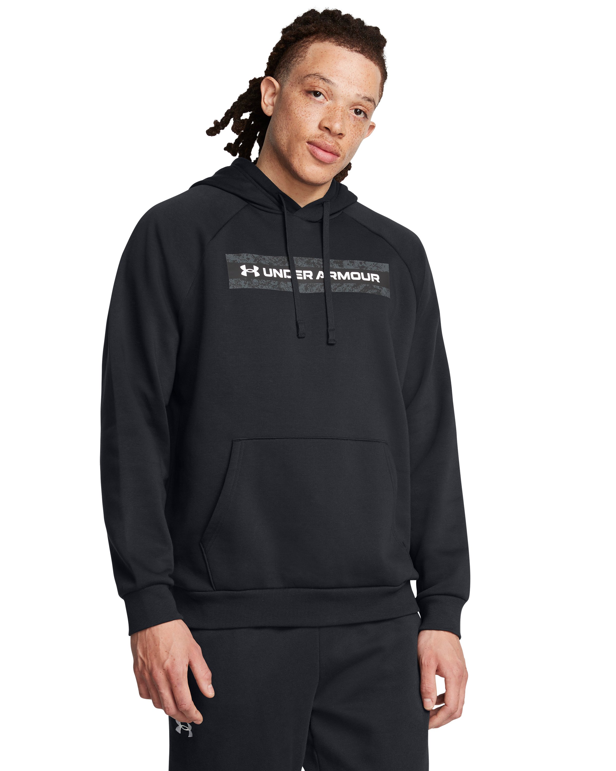 UA Rival Fleece Camo Stripe Men's Hoodie 6