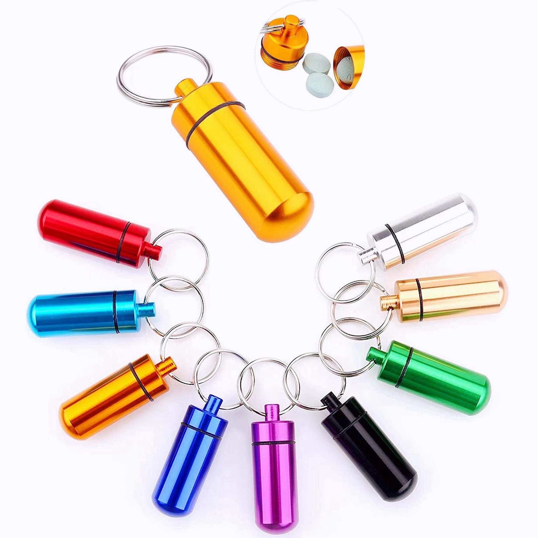 Travel Liquid Medicine Containers Pill Box 4