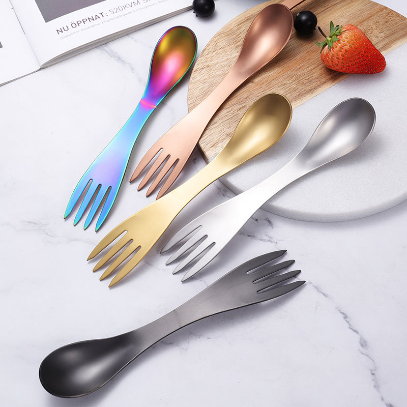 2 in 1 Spoon Fork Combo 4