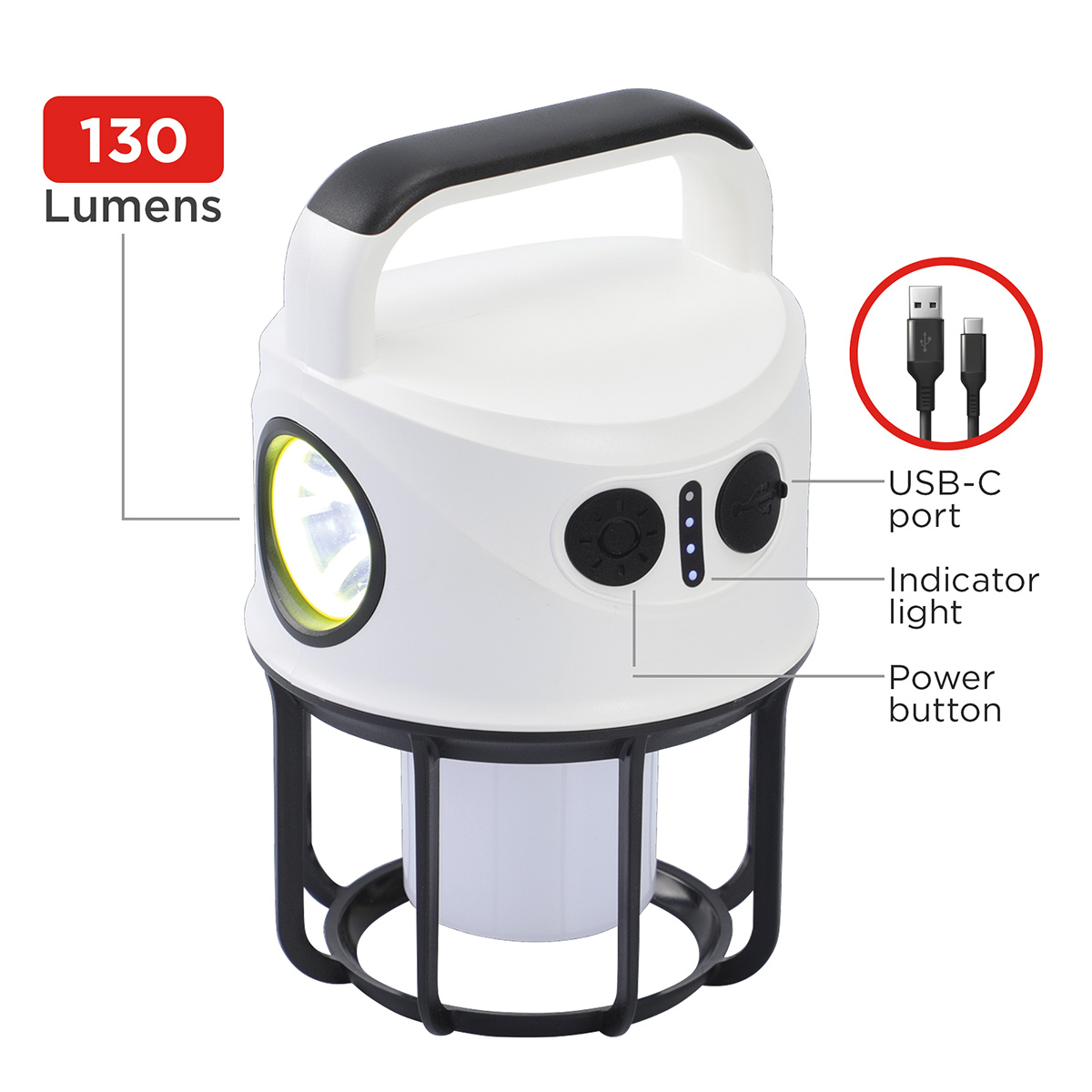 Best Buddy Tools ® Galaxy Rechargeable Combo LED Lantern and Flashlight 3