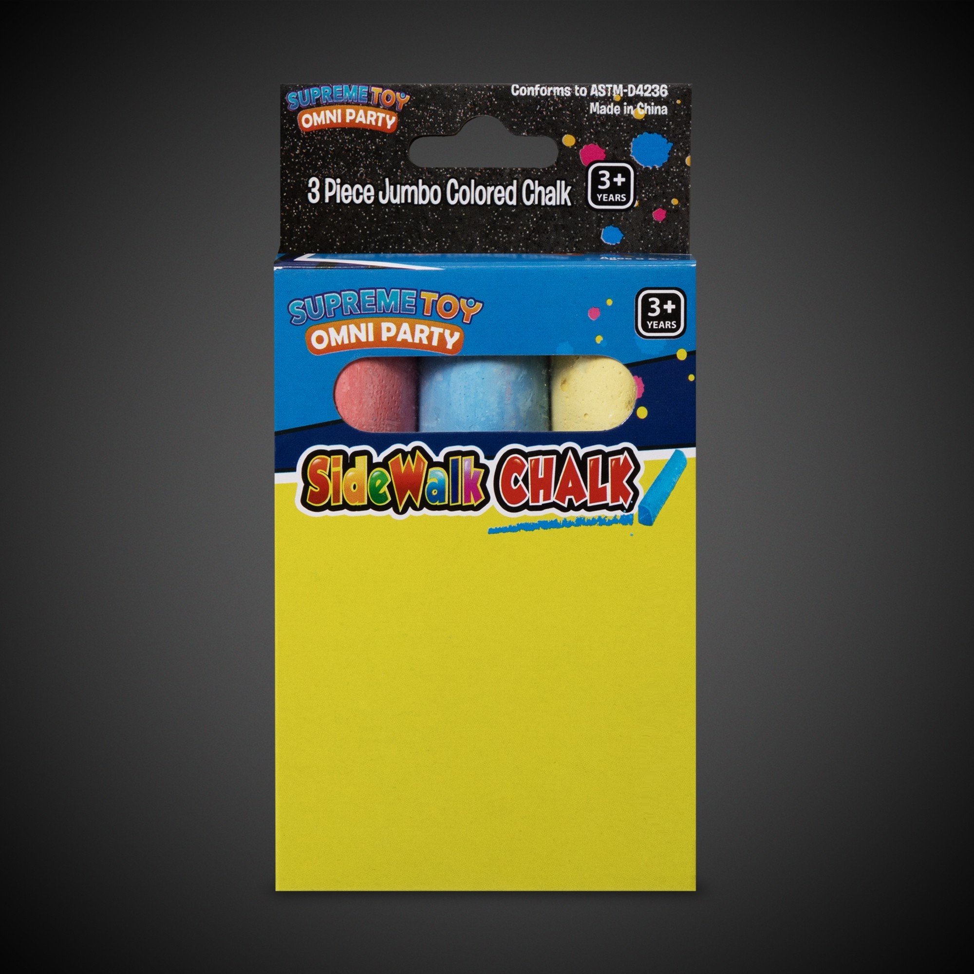 Sidewalk Chalk 3Pk 2
