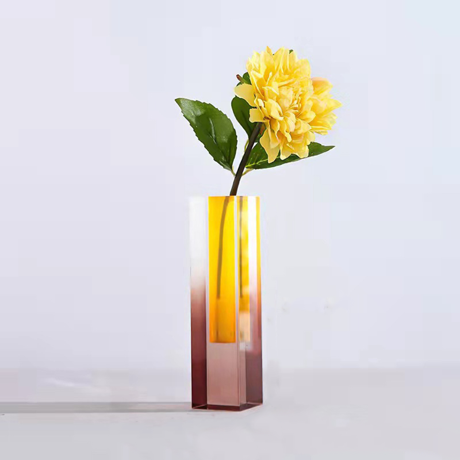 Home Office Decor Neon Modern Glass Vase 6