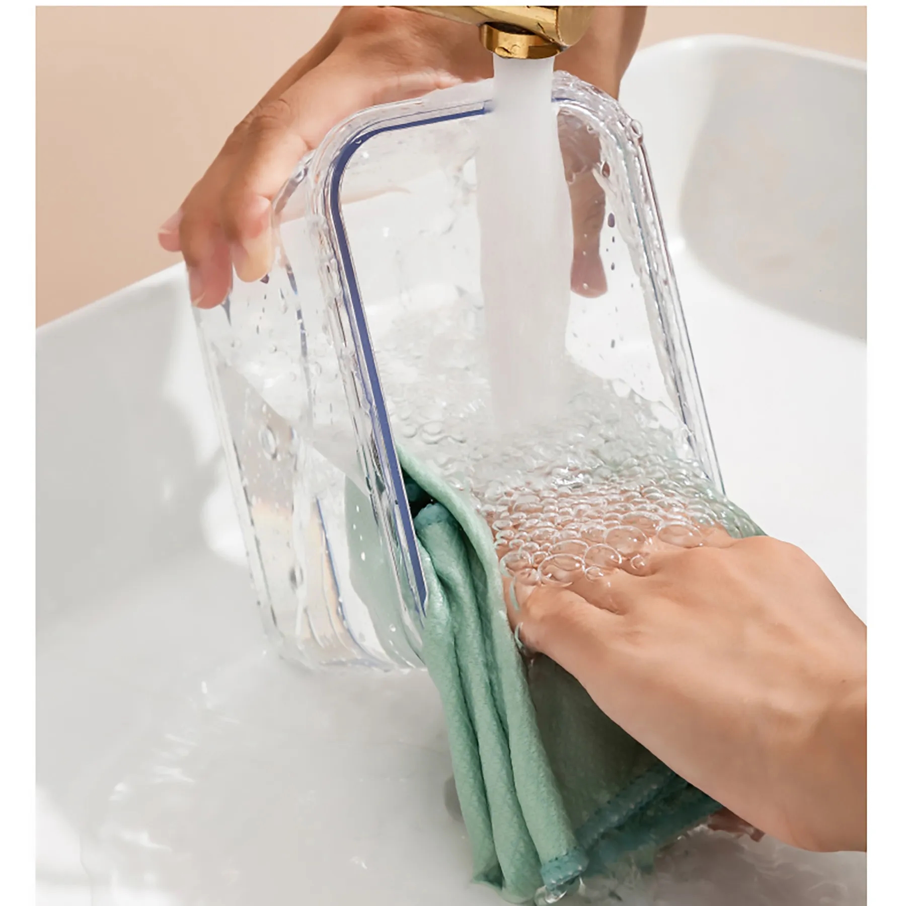 Plastic Transparent Food Storage Tank 3