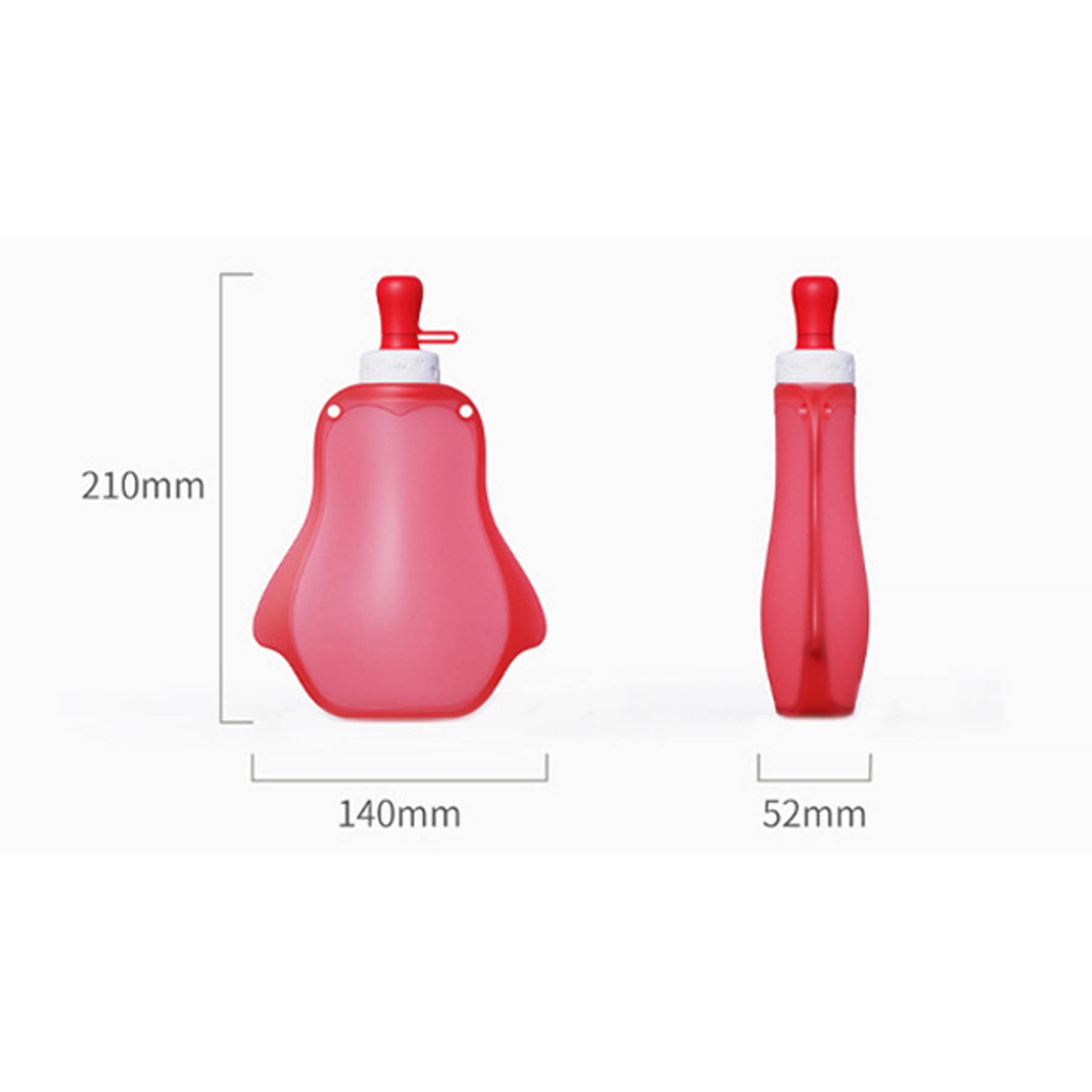 12 Oz Kids Use Collapsible Sports Water Bottle 3