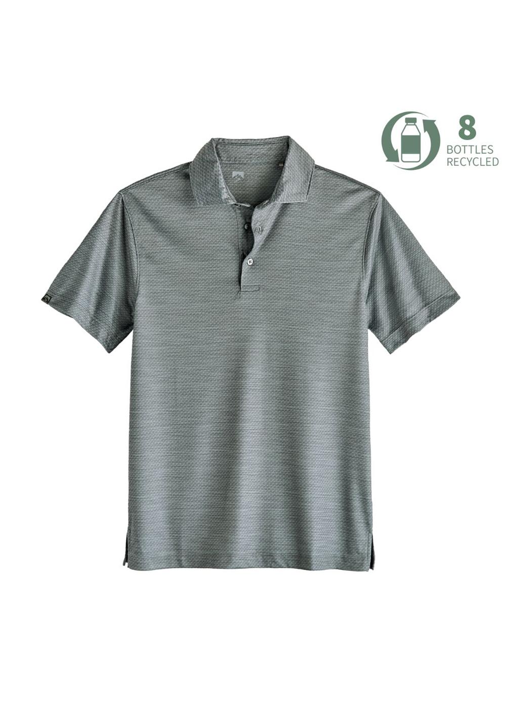 Storm Creek Men's Unwinder Printed Bamboo Short Sleeve Polo 5