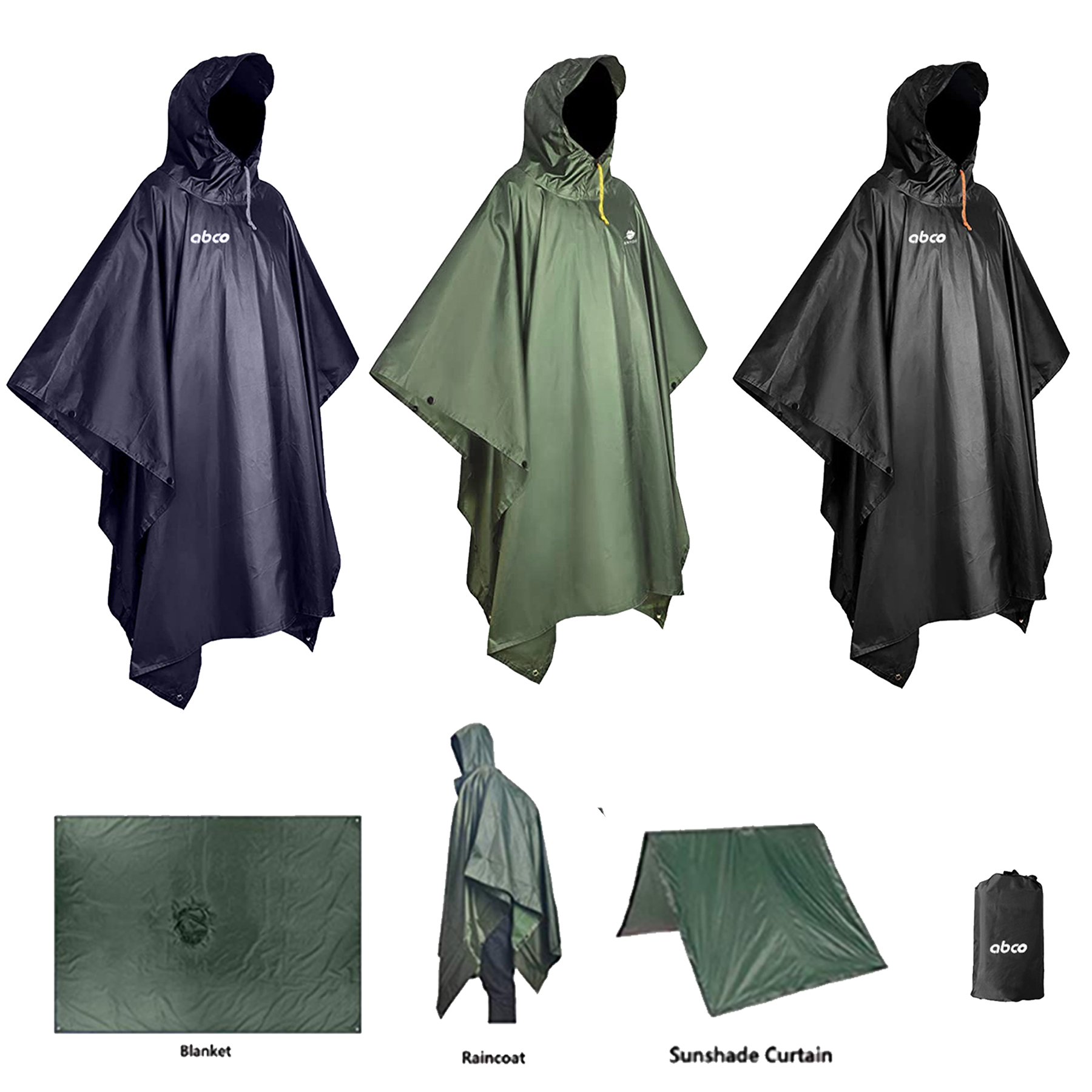 Multifunctional Rain Poncho 3