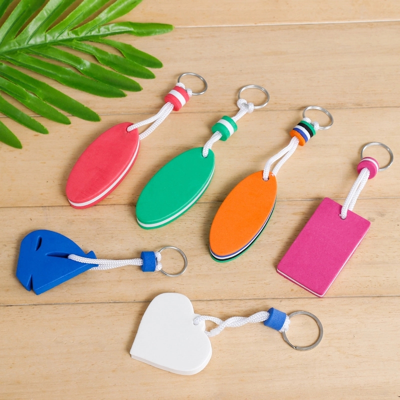 eva keychain pu buoy keyring 2