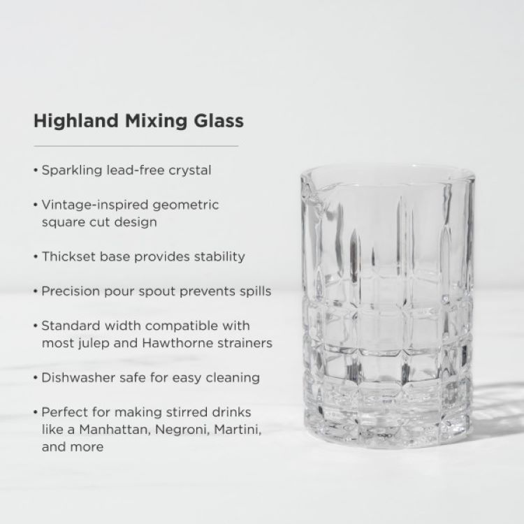 Viski® Highland Mixing Glass 6