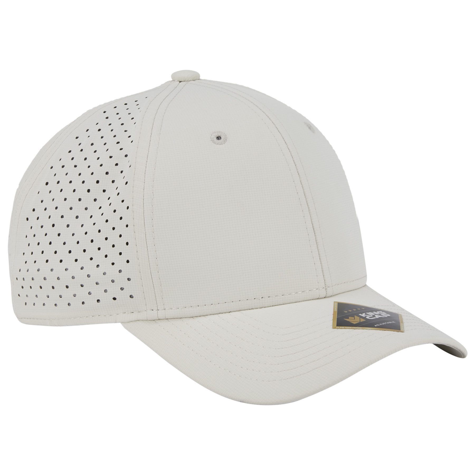 Crest 6-Panel Sport Cap w/Perforated Back- Sustainable Fabric 9