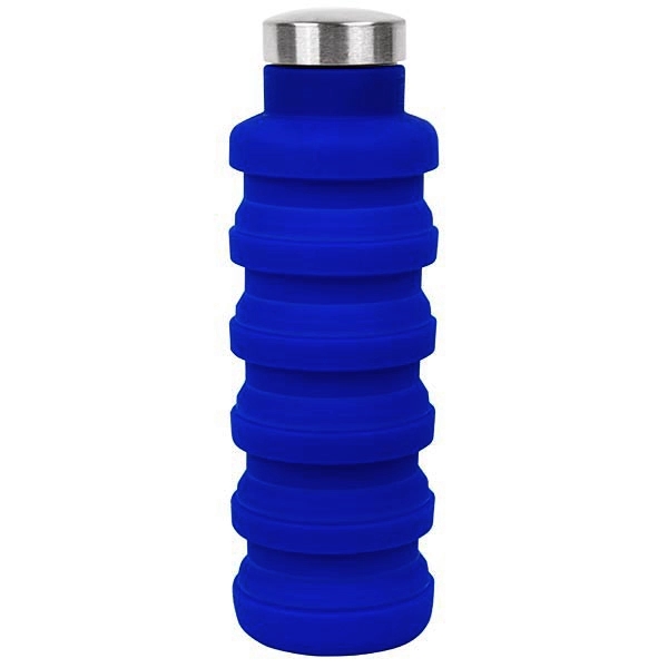 17oz Collapsible Silicon Water Bottle 17