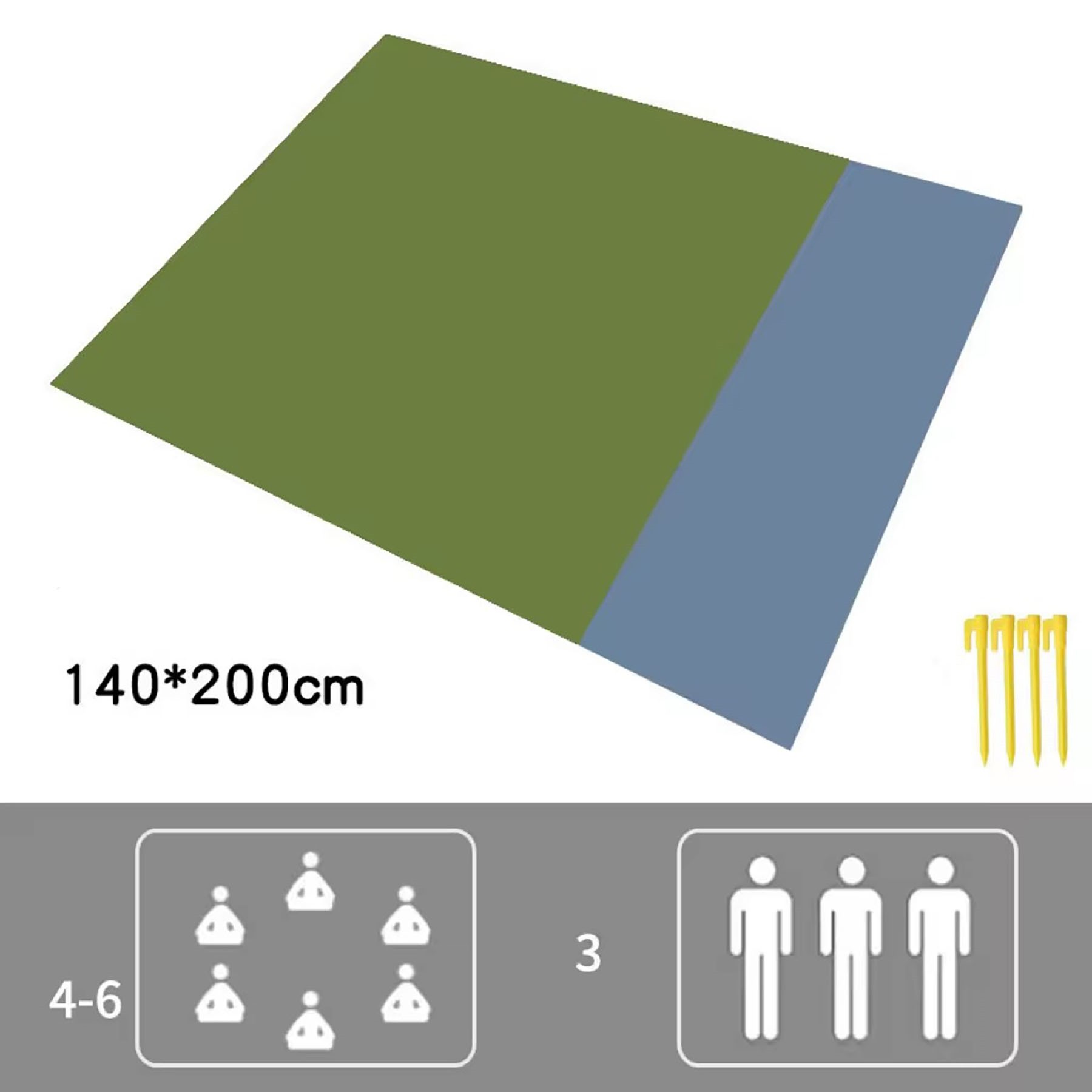79"*83" Waterproof Camping Mat 3
