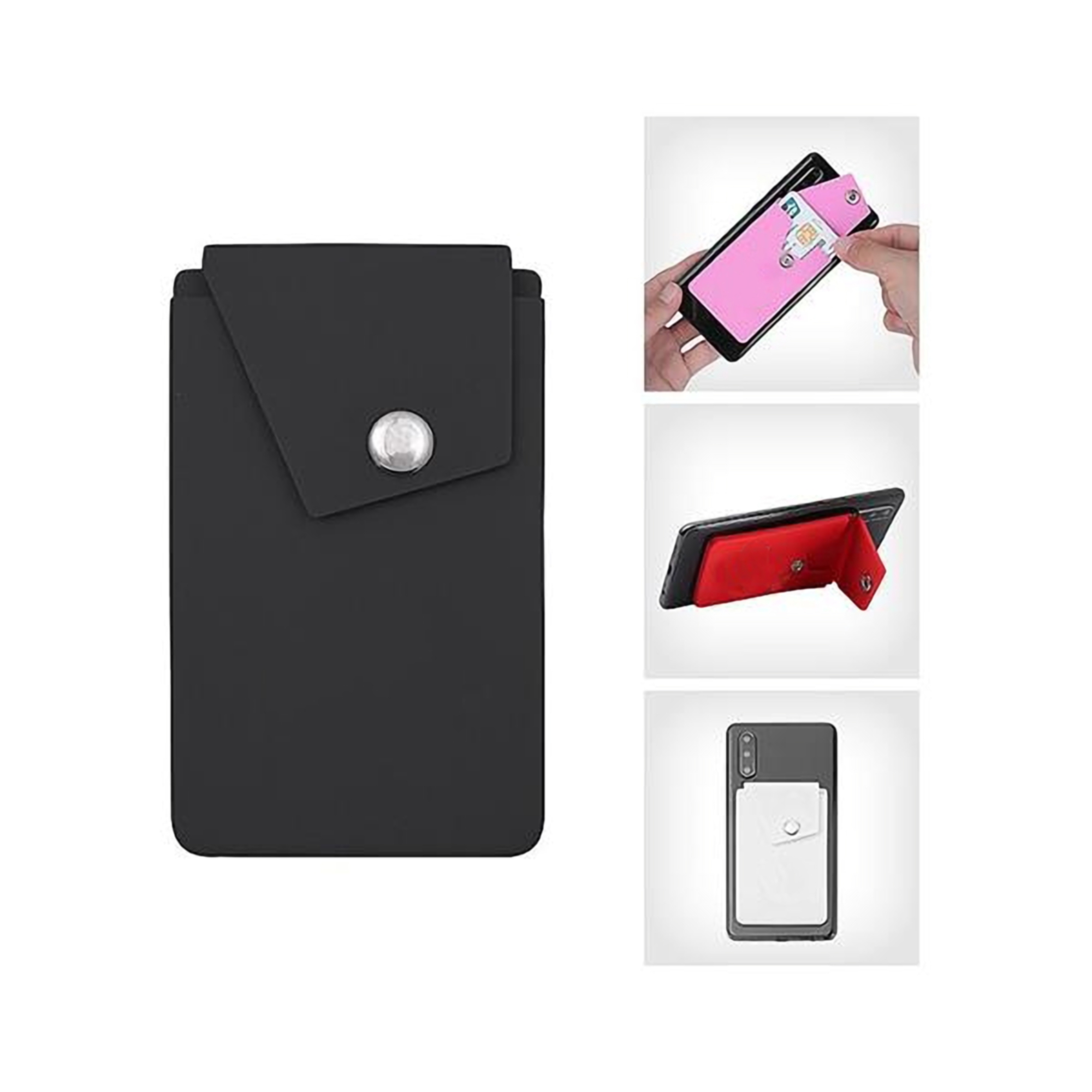Silicone Snap Phone Wallet 3