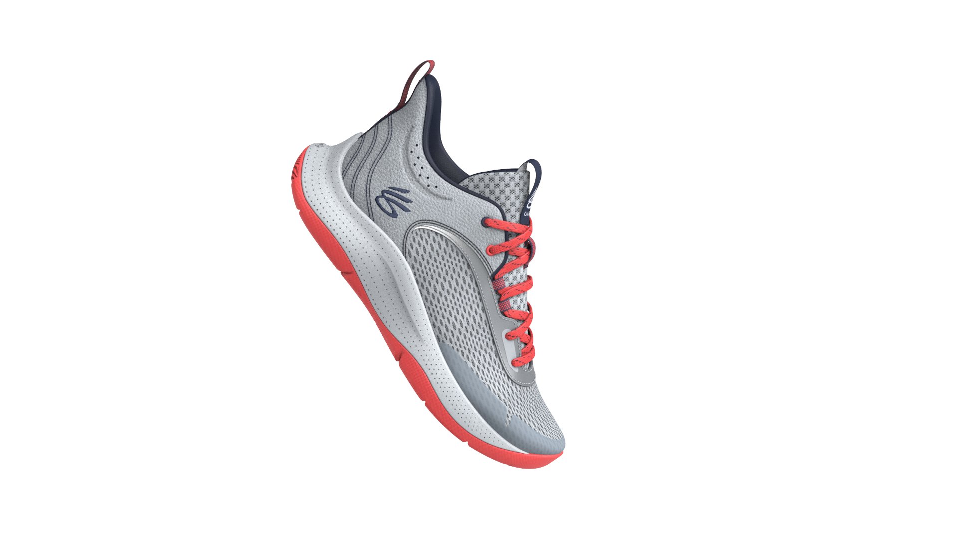 Curry 3Z6 Grade School Basketball Shoes, custom athletic wear with logo imprint 4
