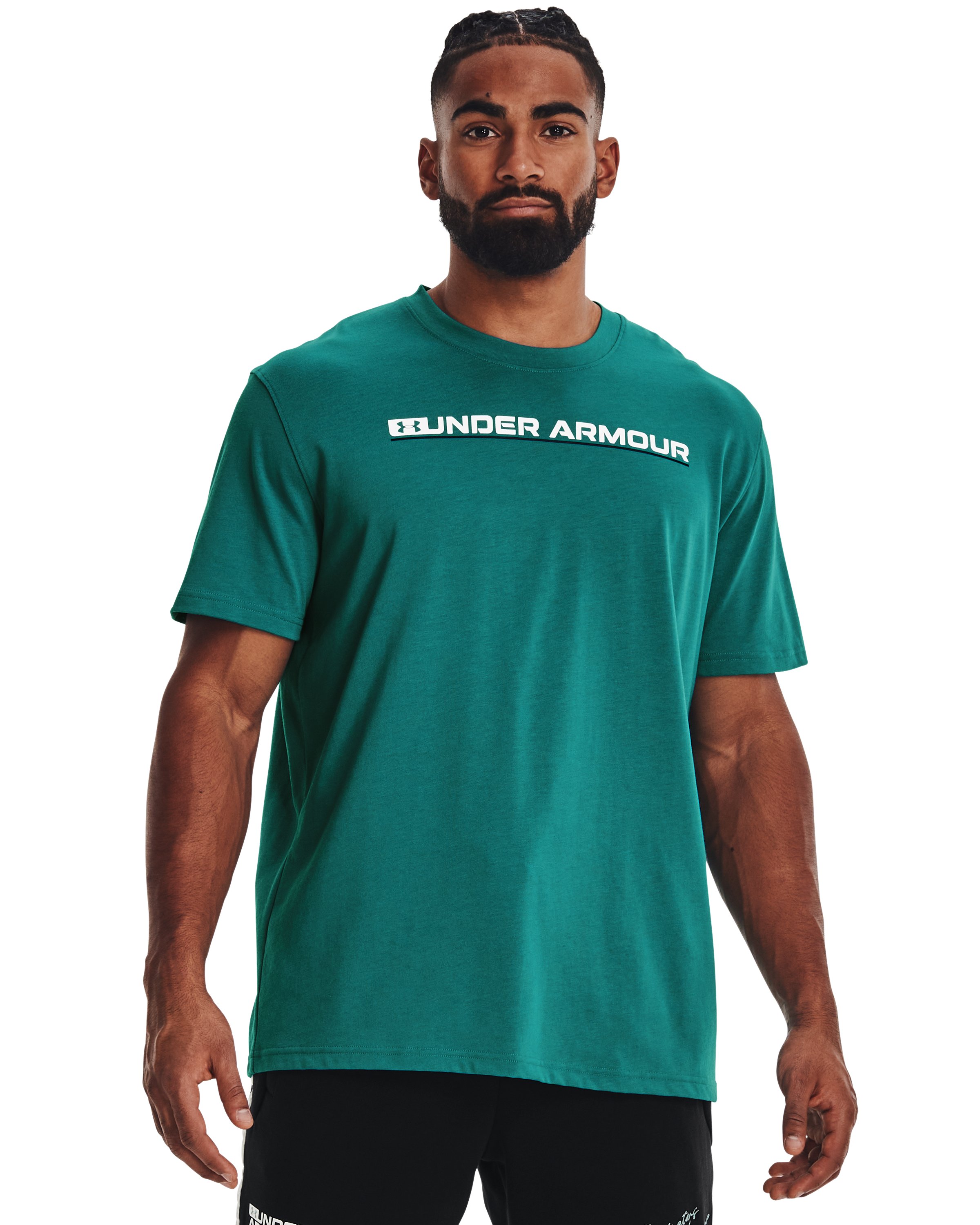 UA Outline Logo Grid Men's Short Sleeve 1