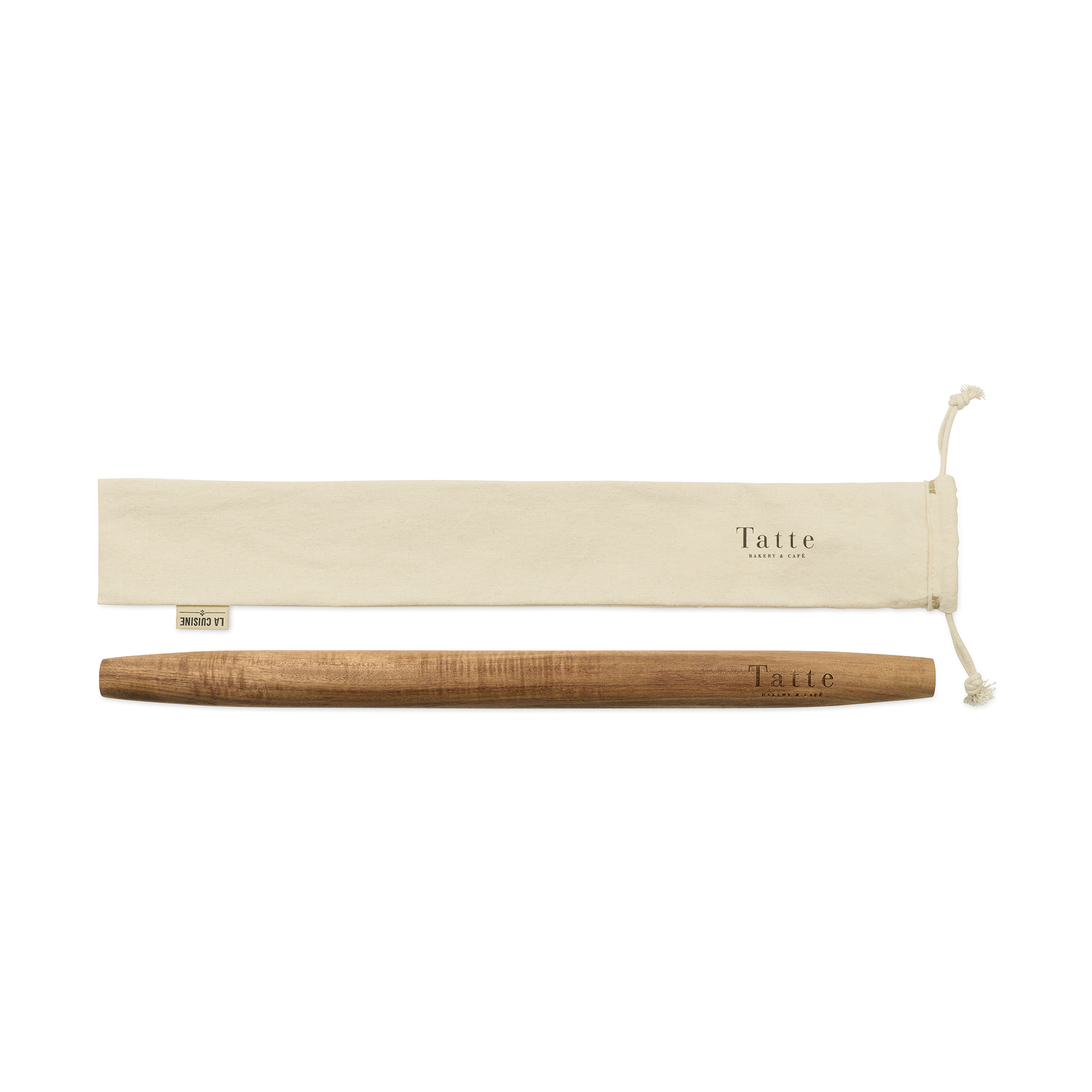 La Cuisine™ French Rolling Pin with Storage Bag 2