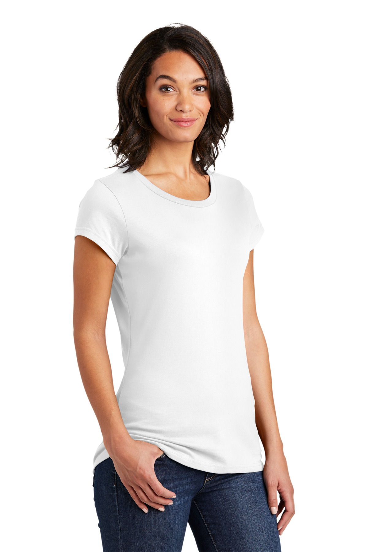 District Women's Fitted Very Important Tee . DT6001 85