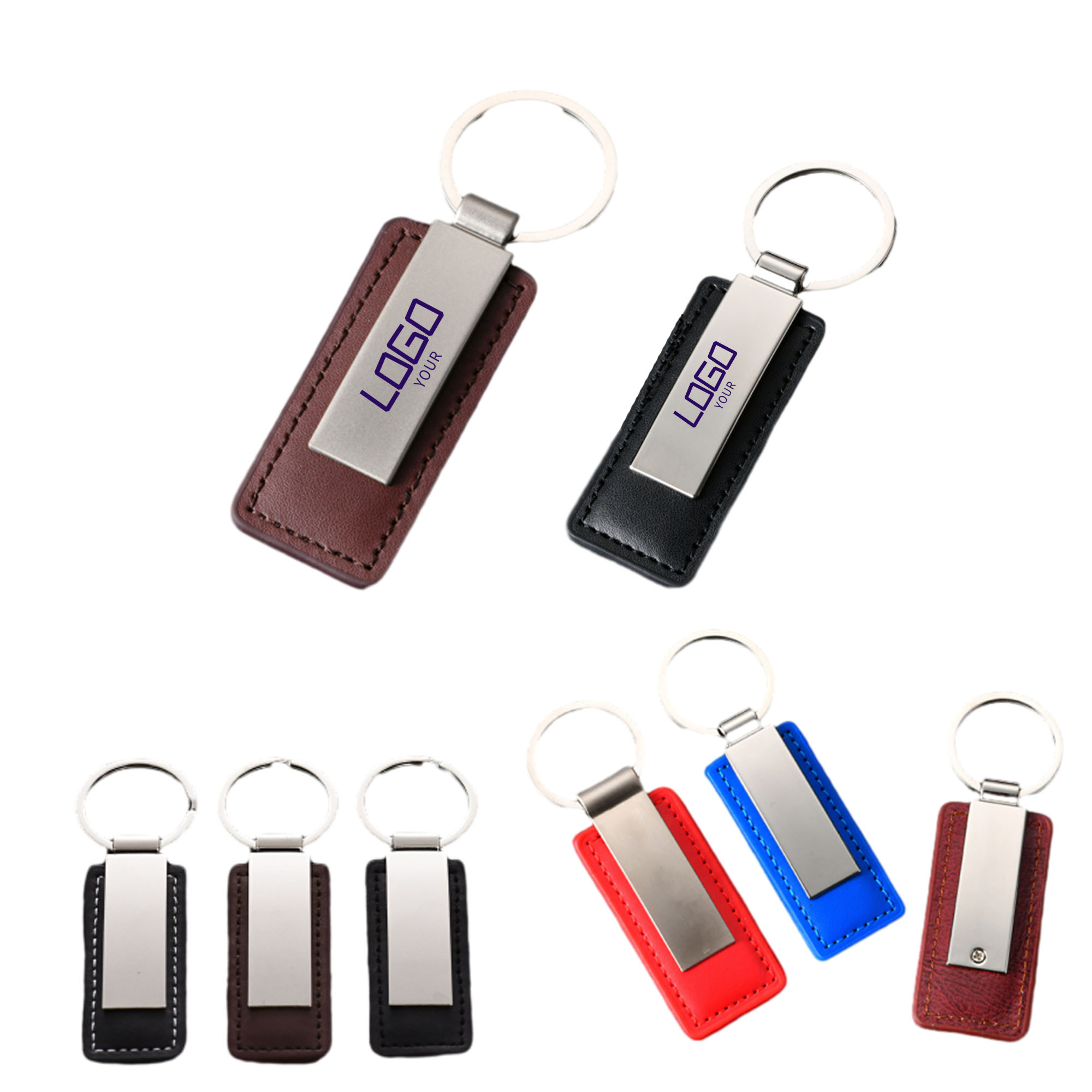 Keychains Engraved Metal or Leather Custom 1