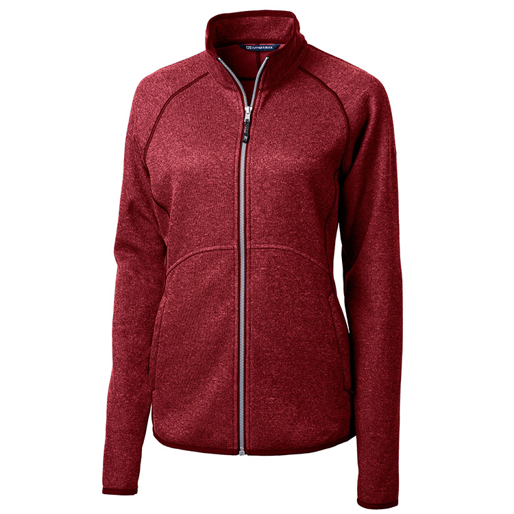 Cutter and Buck Ladies Mainsail Sweater-Knit Full Zip Jacket 5