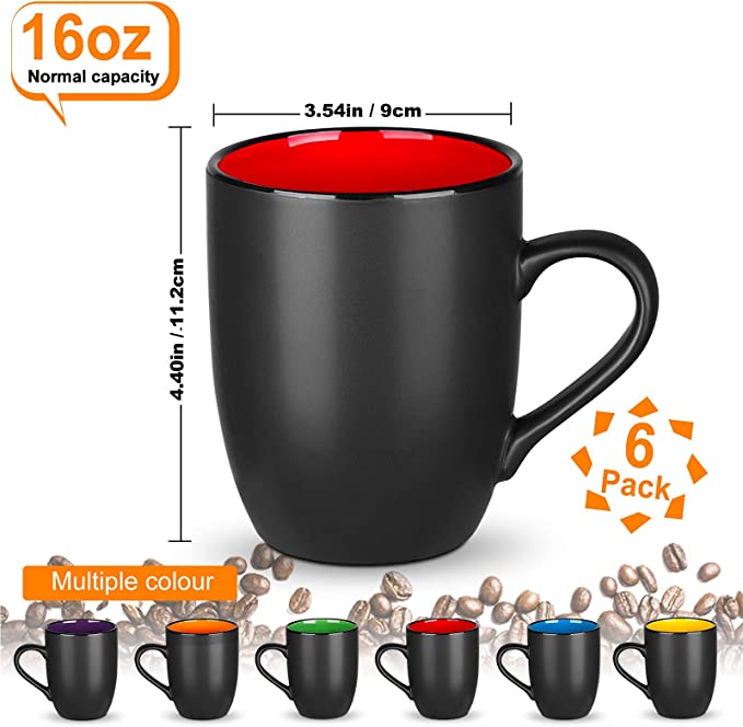 16 oz. Bistro Ceramic Coffee Cups 13