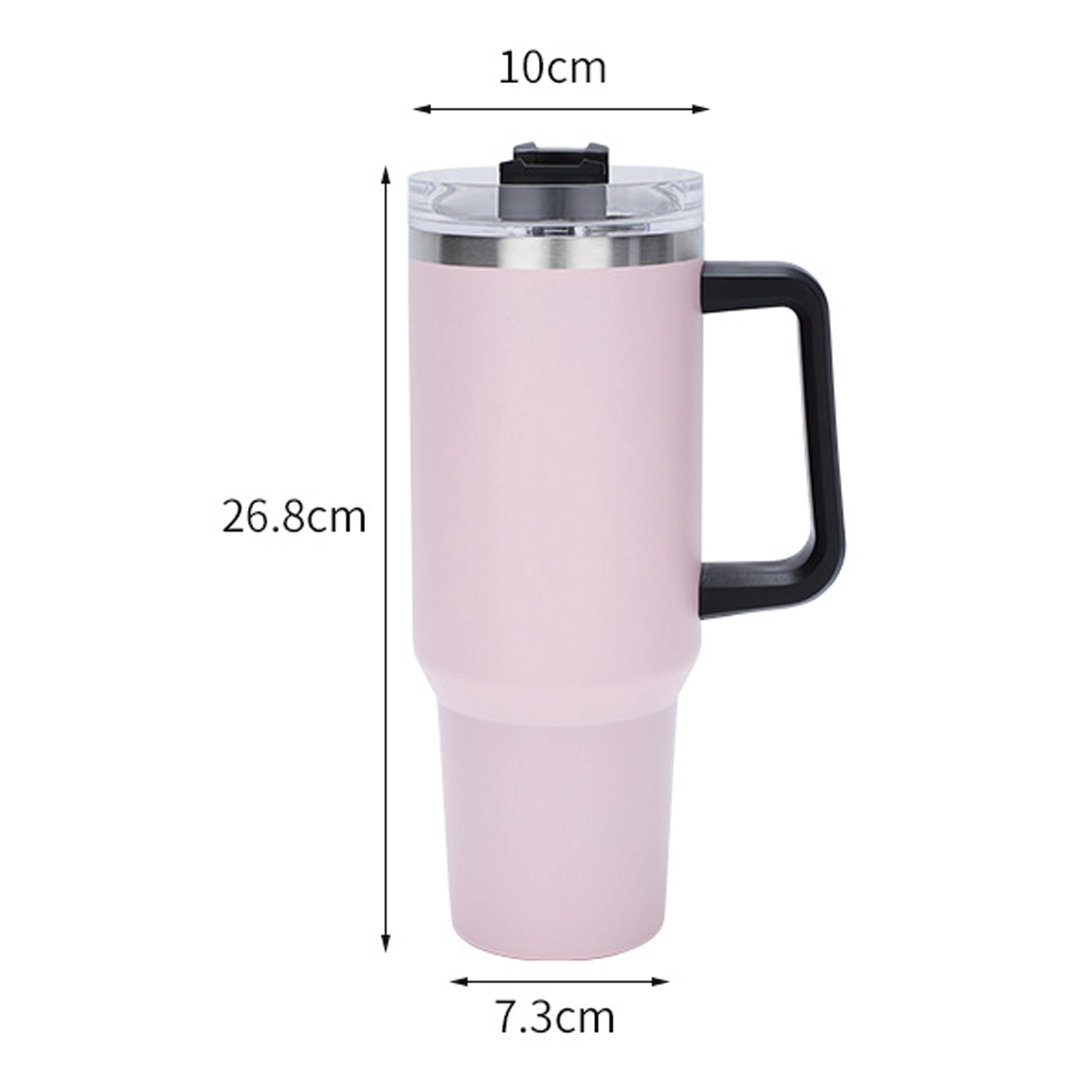 40 oz Insulated Tumbler With Straw 3