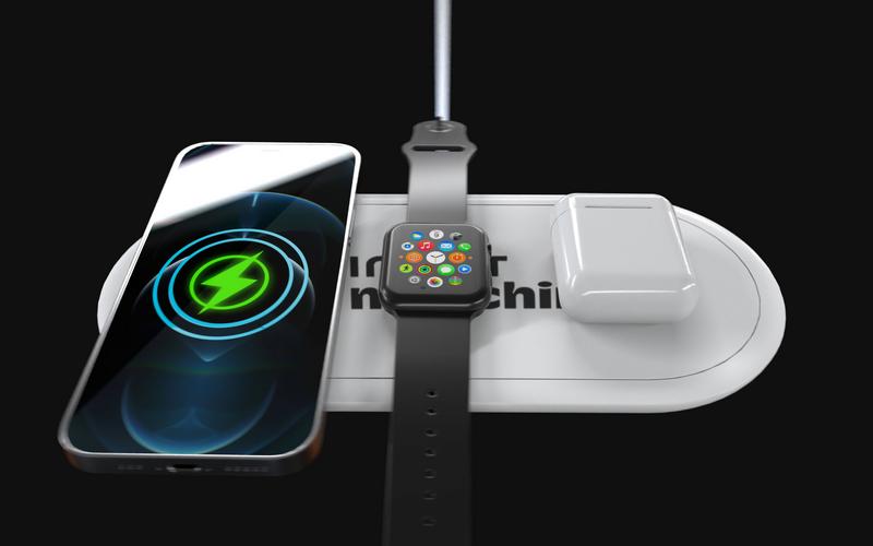 Paragon Imported Trio 15W Wireless Charger 32