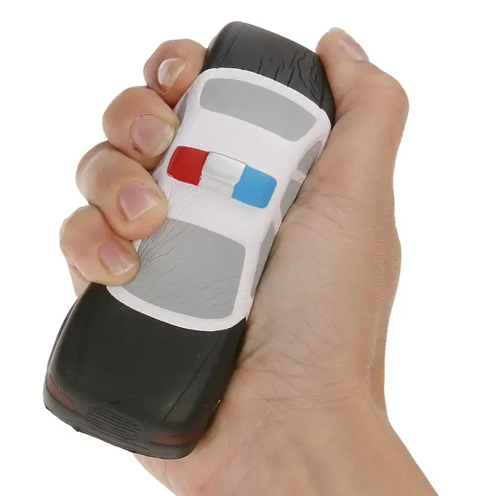 Police Car Shaped Stress Reliever With Key Chain 6