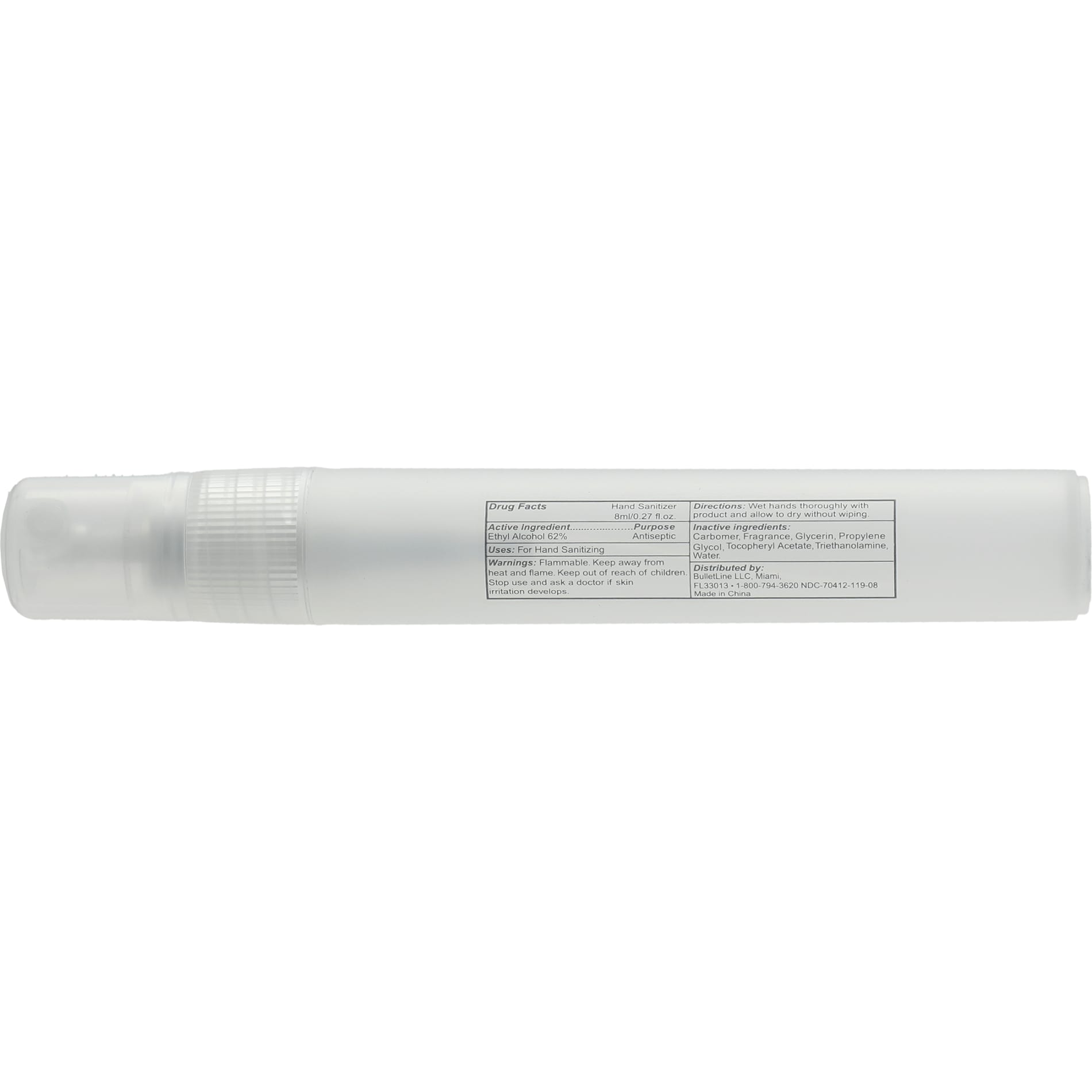 0.27oz Pen Sprayer Sanitizer with 62% Alcohol 31