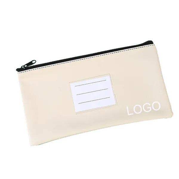 Vinyl Custom Bank Bag - 11"w x 6"h 9