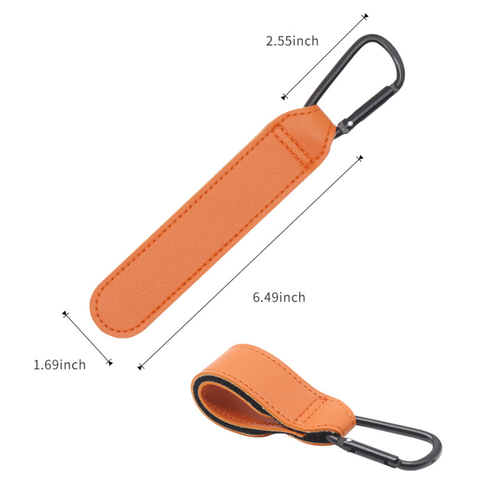 PU Leather Baby Stroller Hook 2