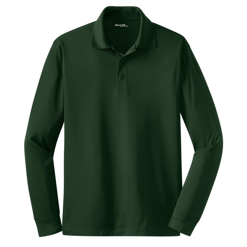 Sport-Tek Long Sleeve Micropique Sport-Wick Polo. 9
