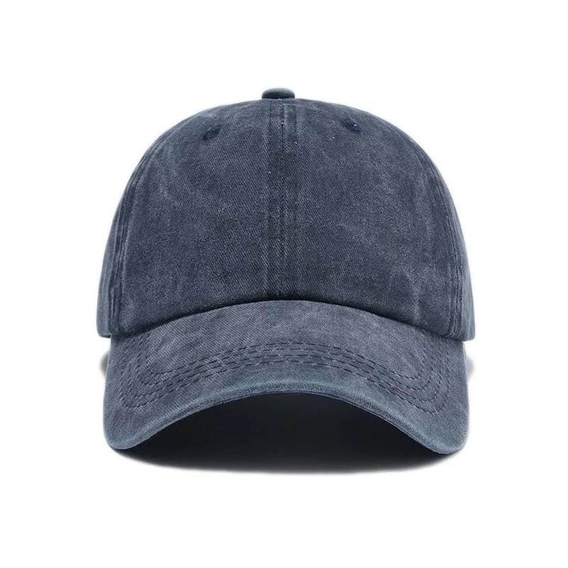 MOQ10 Vintage Cotton Washed Adjustable Baseball Caps 10