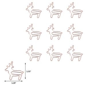 Animal Deer Shaped Paper Clips In Tin Box 2