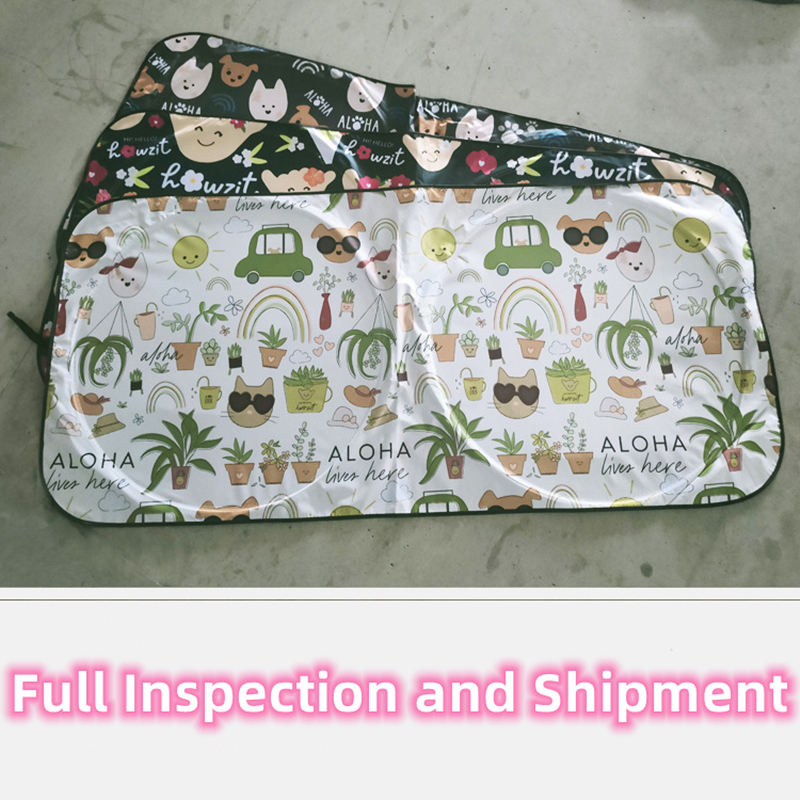 Foldable Full Color Car Windshield Sunshade 2