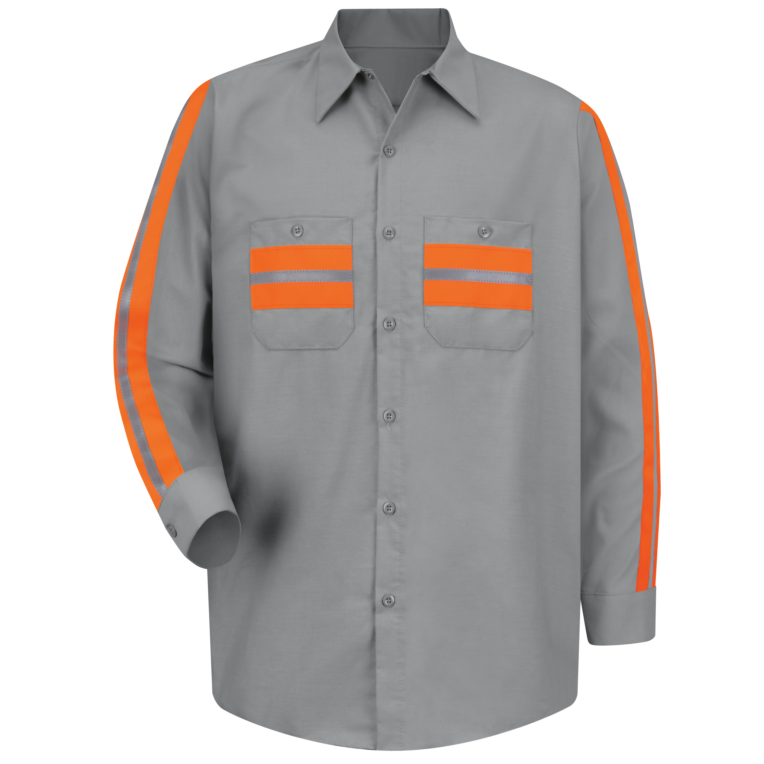 Red Kap® Long Sleeve Enhanced Visibility Shirt 2