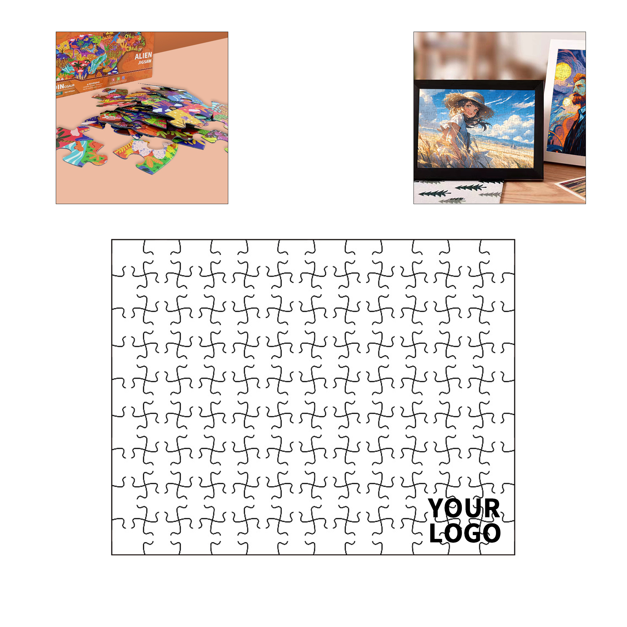 25 Piece Custom Jigsaw Puzzle With Retail Box 2