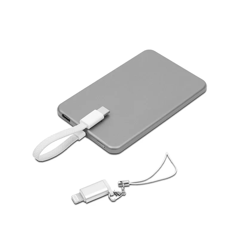 Ultra Thin Metal Magnetic Power Bank 3000mAh 4