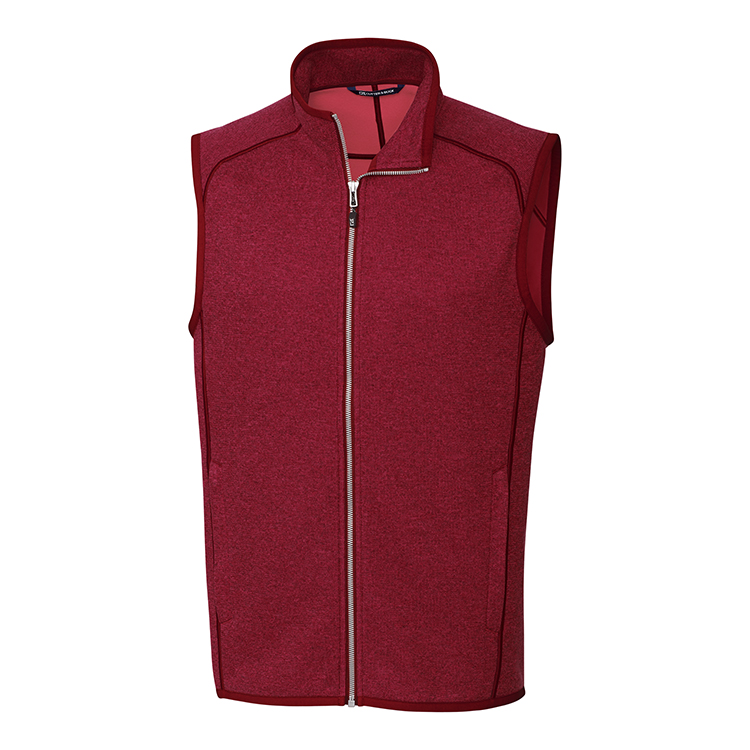 Cutter & Buck Mainsail Sweater-Knit Mens Full Zip Vest 11