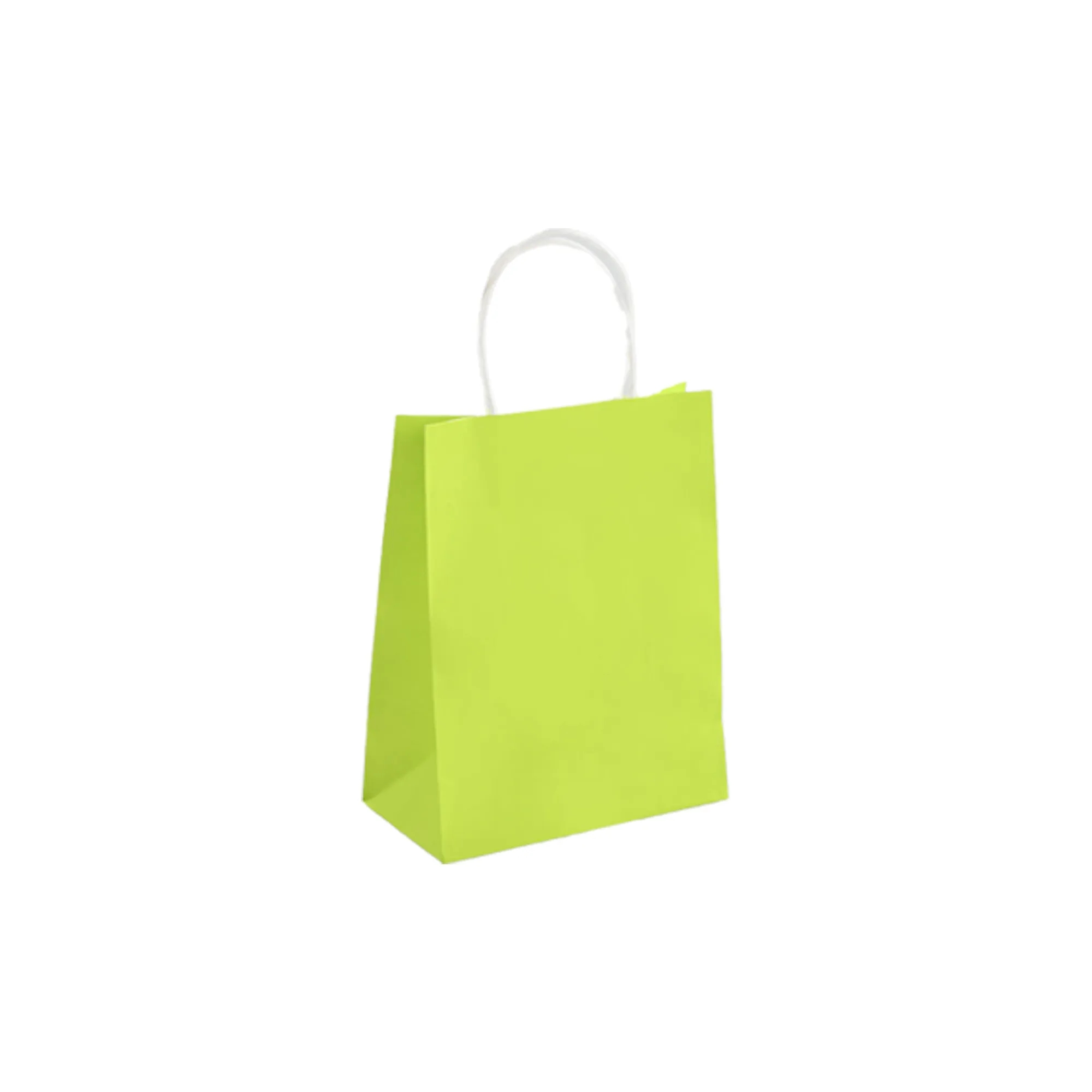 MOQ 20 Coloured Kraft Paper Tote Bag 8