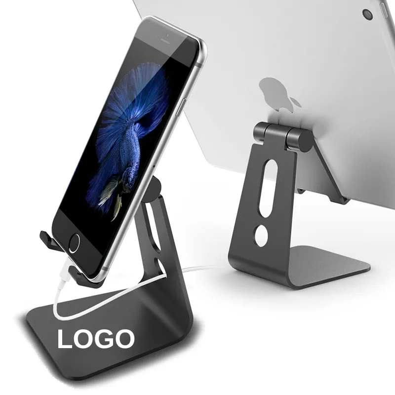 Aluminum Phone and Ipad Holder With Anti-Slip Silicone 5