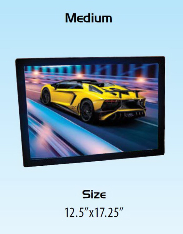 LED Backlit Sign - Changeable Graphics 3