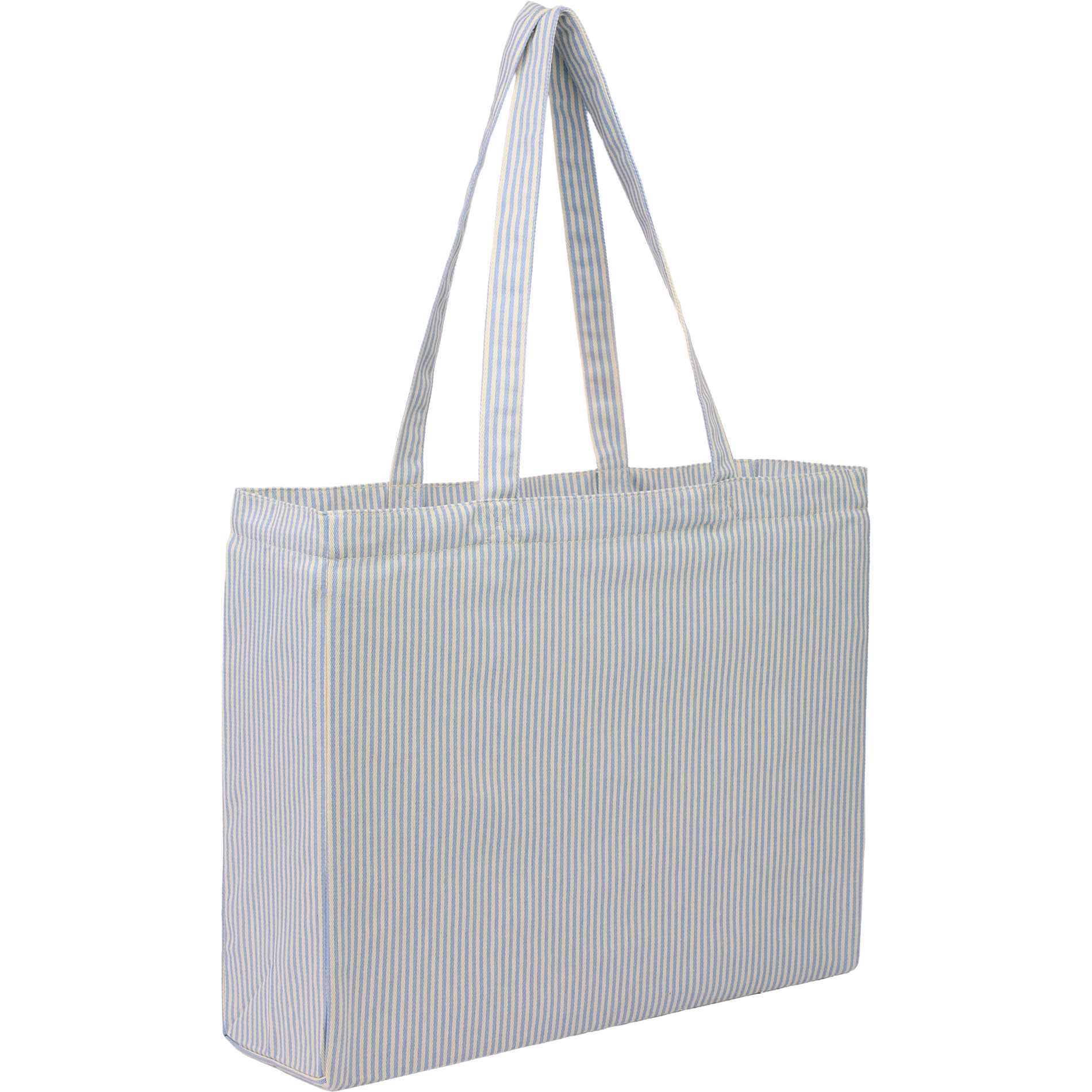 Striped Pacific Recycled Cotton Shopper Tote 5