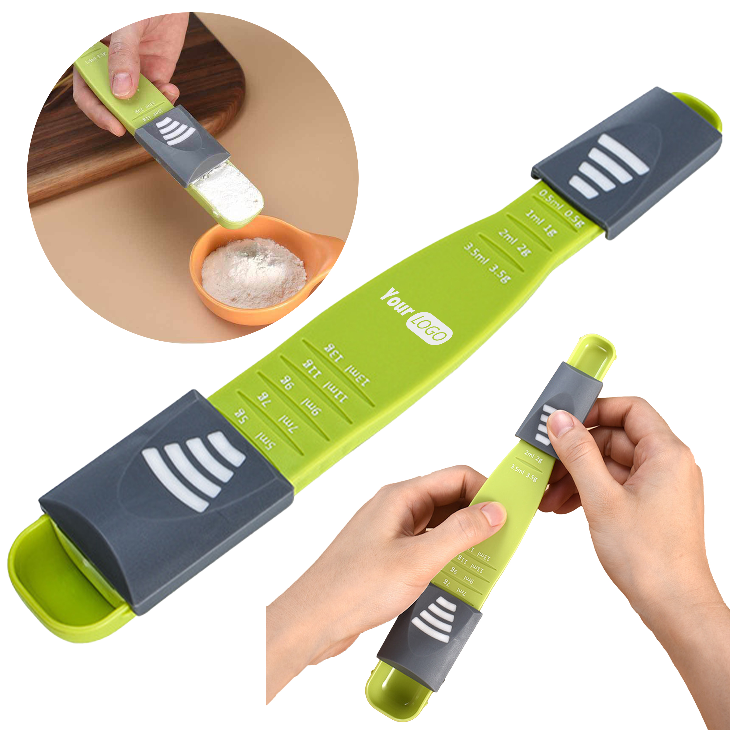 Abs Multi Functional Adjustable Measuring Spoon 6