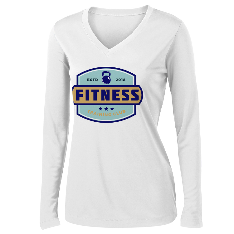 Spot Sub on Women's Long Sleeve Athletic Tee 8