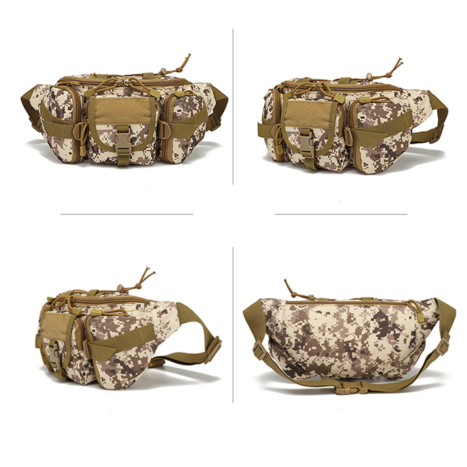 Oxford fabric Portable Fanny Pack travel outdoor waist bag 16